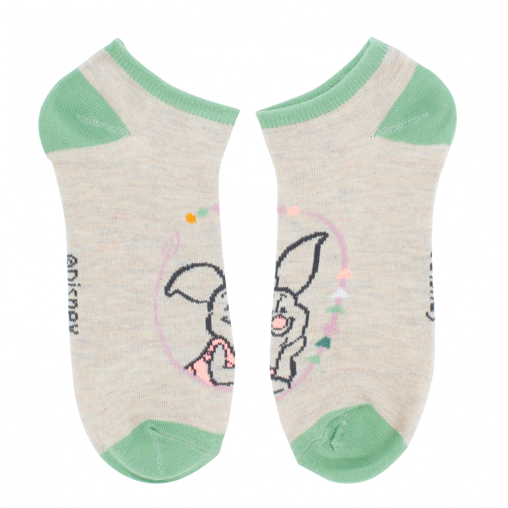 Winnie the Pooh Pastel Women's Ankle Socks 6-Pair Pack